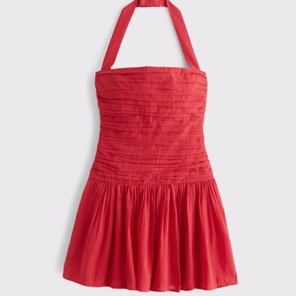 Abercrombie & Fitch Red Mini Dress